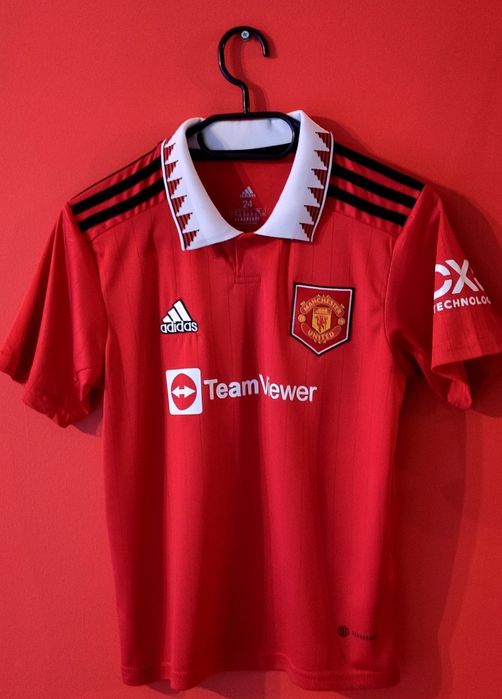 Koszulka t-shirt  Manchesteru United czerwona sezon 2022/23