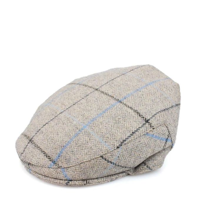 Nowy z metką Tweedowy kaszkiet British Emporium wełna 100%