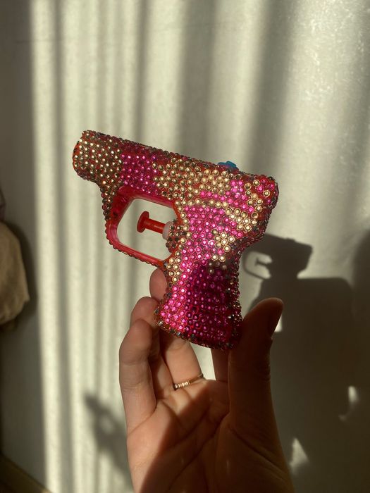 Водний пістолет у стразах | Блискучий водний пістолет