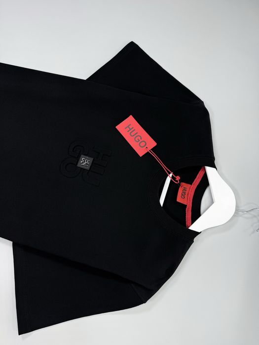 Мужская футболка Hugo Boss big logo чоловіча