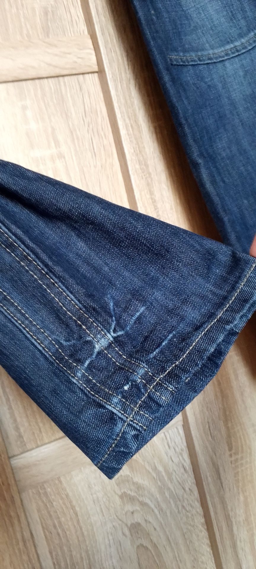 Biodrówki jeans y2k nowe z metkami S M