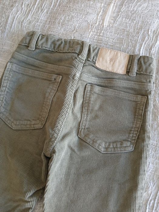 Calças de bombazine da Zara