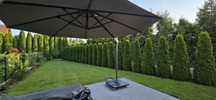 Parasol ogrodowy GARDEN SPACE CHALLENGER T2 Ø 3,5 m taupe