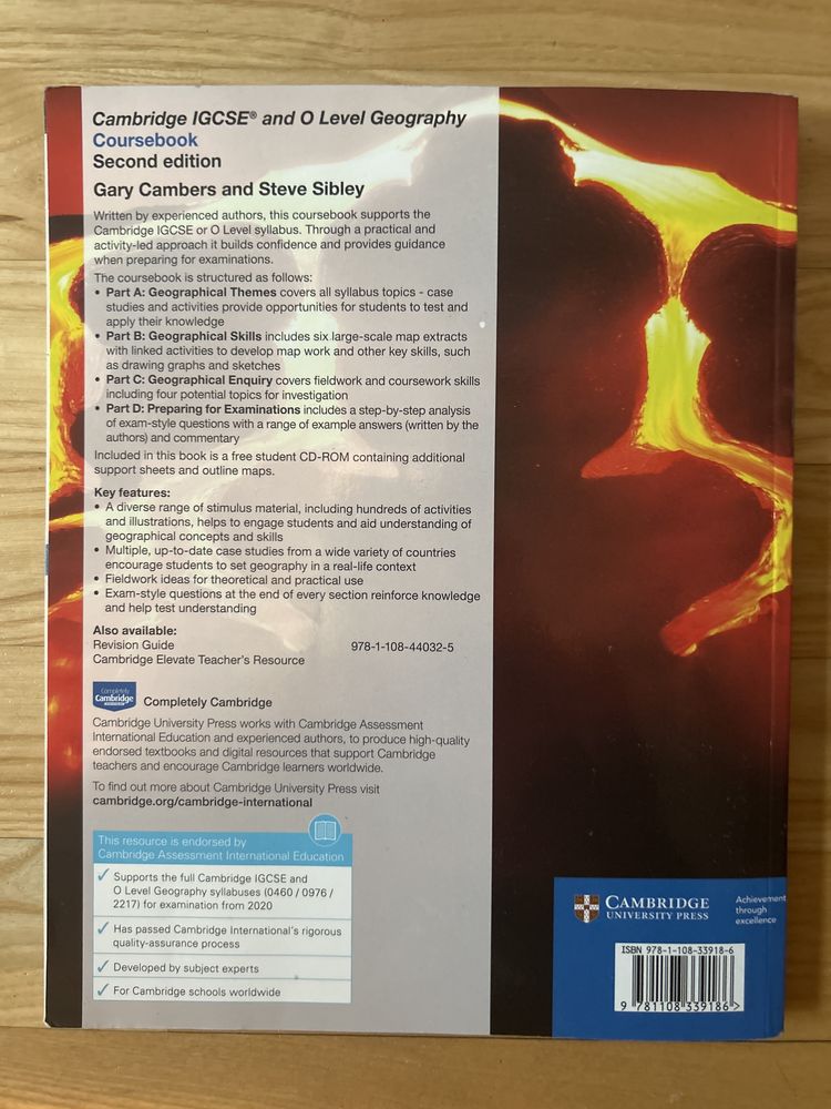 Geography coursebook Cambridge IGCSE , liceum IB