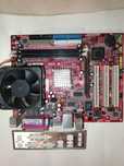 Материнская плата MSI MS-7061 KM4M-V, процессор AMD Sempron(tm) 2200+