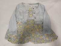 Sukienka i sweterek baby blue rozm ok. 74