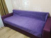 Покривало на диван, ліжко фіолетове