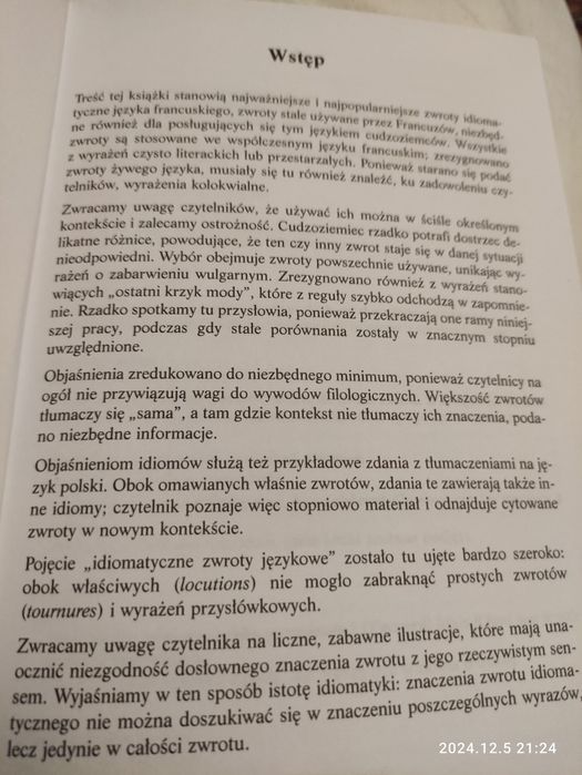 Buchman "idiomy jezyka francuskiego" Nowa książka