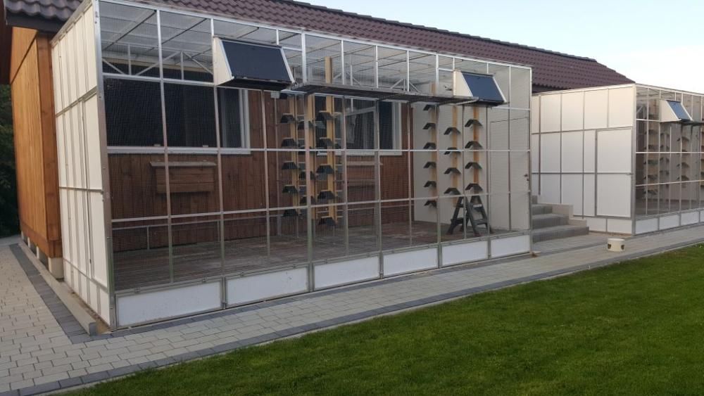 Nowoczesne woliery dla gołębi i innych zwierząt! Najwyższa jakość