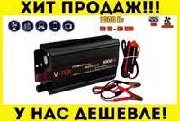 Преобразователь напряжения V-TEK PowerMaxx-1000W, инвертор 12/220В