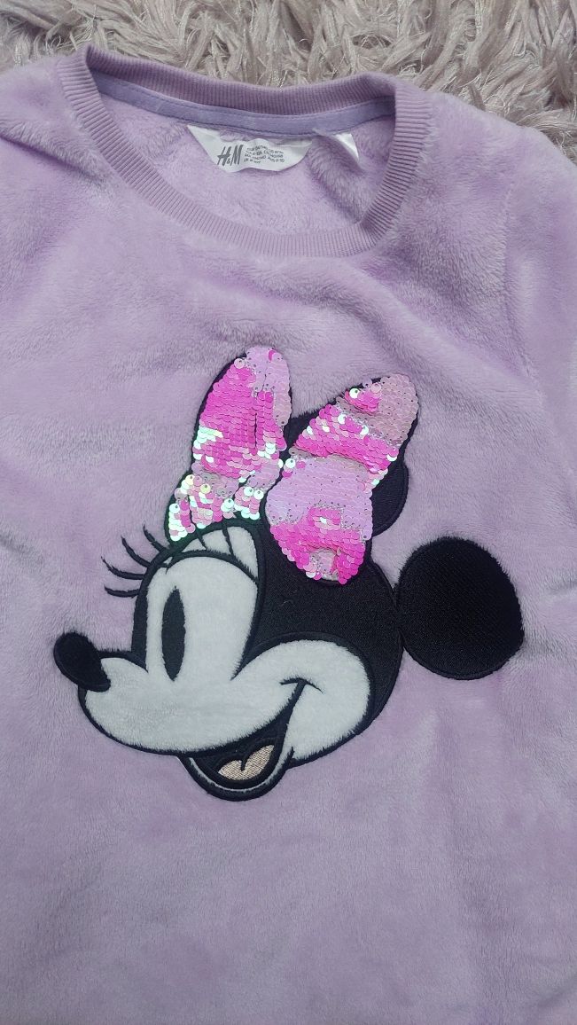 Bluza h&m miś minnie jak nowa rozm 134 8-10lat