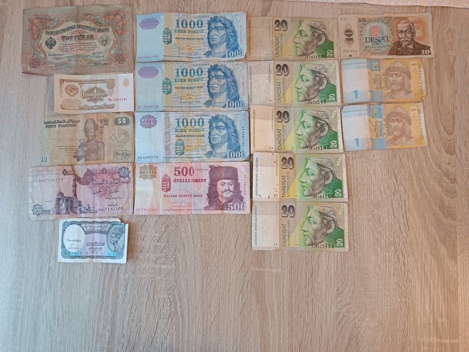Stare banknoty zagraniczne