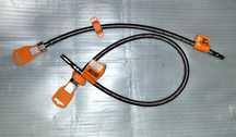 Шланги для води FADO,  М10 х 1/2", 50 та 80 см