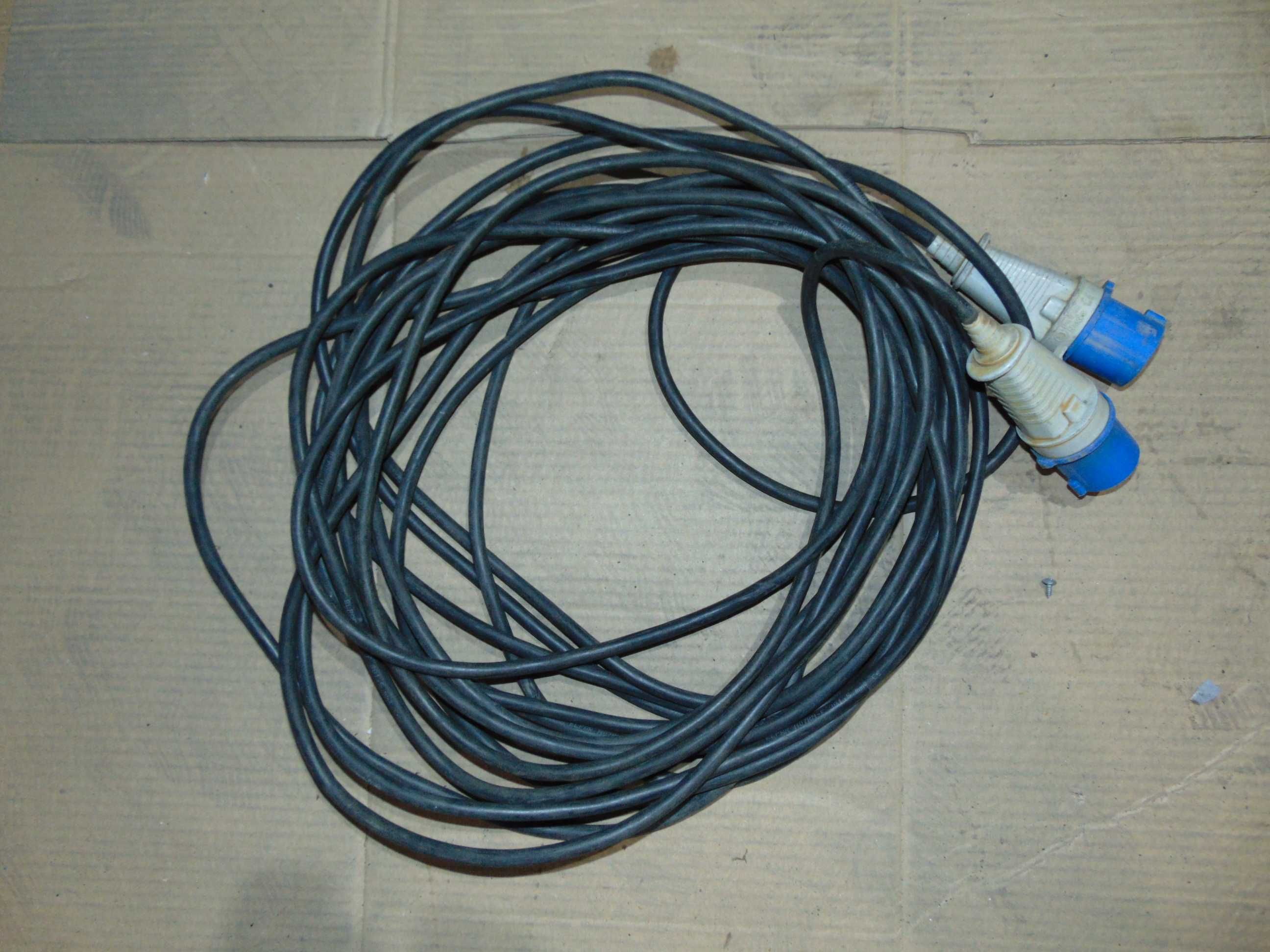 KABEL przyłączeniowy wtyczka CEE kempingowy 17metrów