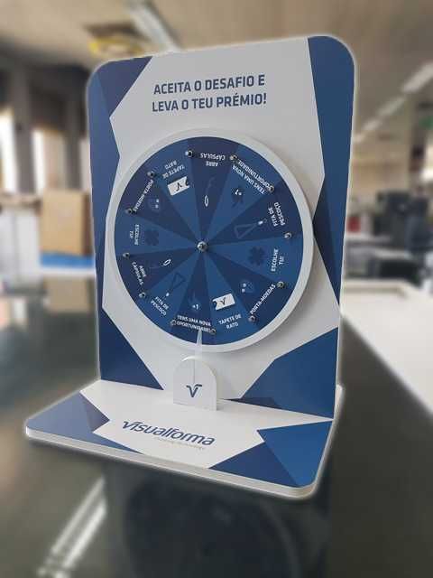 Roda da Sorte 3 Modelos > 182cm / 142cm / Balcão