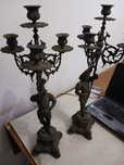 Candelabros bronze