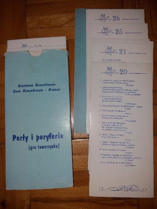 Perły i peryferie - gra towarzyska / cytaty, sentencje
