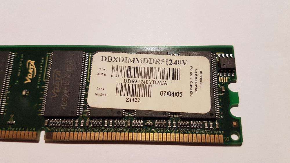Memória RAM VDATA DDR400 512MB