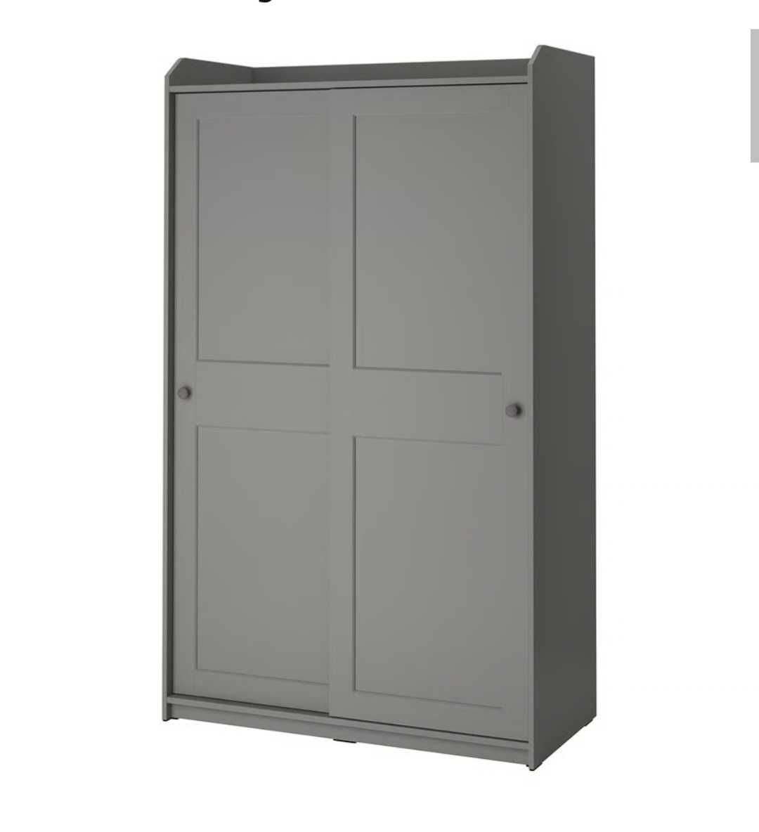 Roupeiro Hauga da Ikea cinzento