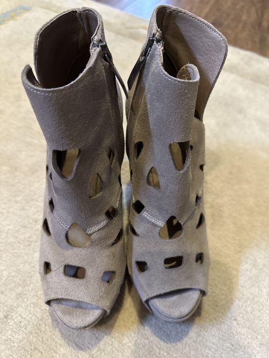 Botim camurça caqui