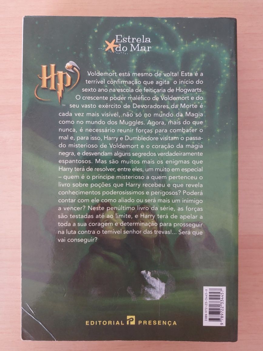 Livro - Harry Potter e o Príncipe Misterioso 1ª Edição J.K. Rowling