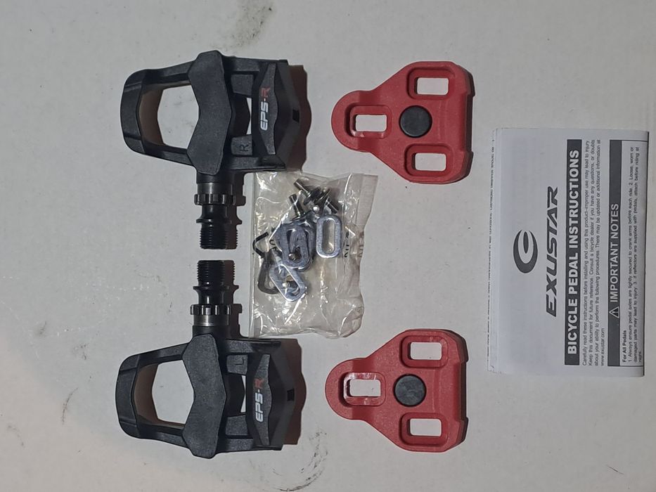 Pedały zatrzaskowe  SPD Exustar E-PR103P szosowe bloki look keo