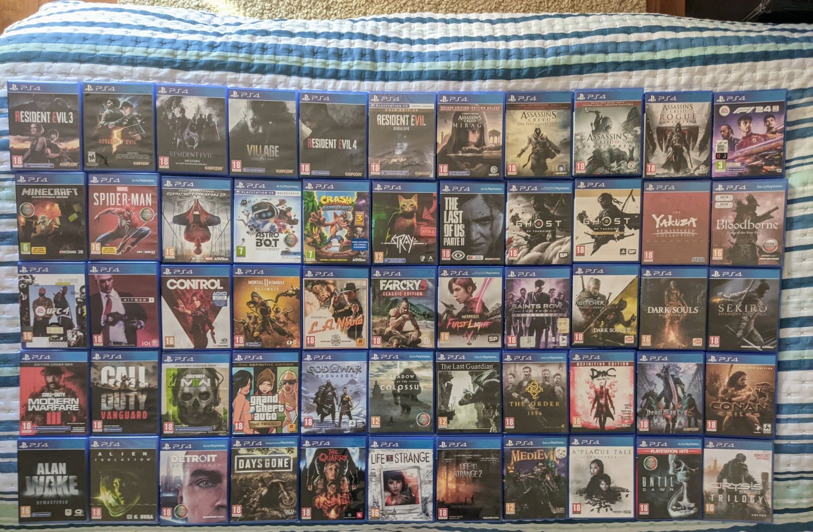 Lote de Jogos para PS5 e PS4