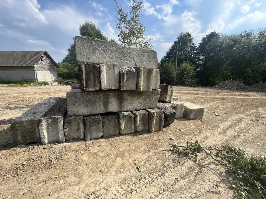 Блок ФБС, фундаментні блоки, кирпич, шлакоблок