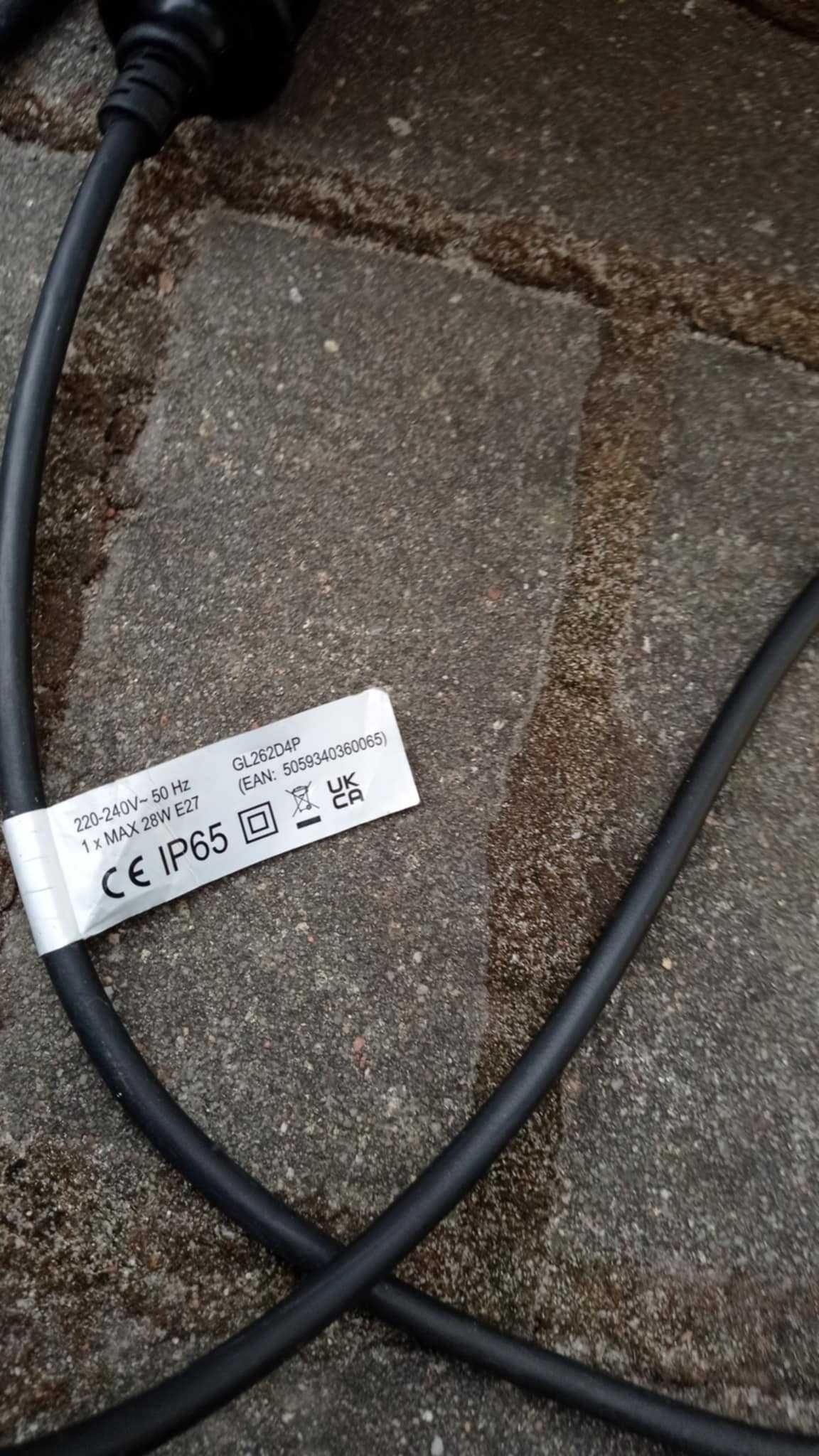 Lampa świecąca kula ogrodowa duża