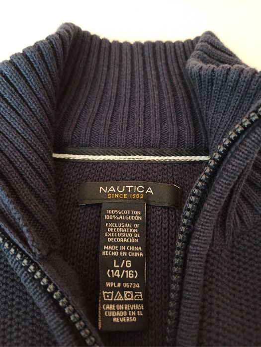 Sweter granatowy Nautica