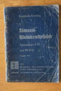 Katalog Instrukcja SIMSON S51 und KR51/2