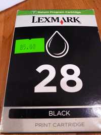 Atrament Lexmark 28 czarny.