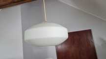 Lampa żyrandol szklany Design PRL Vintage Retro UFO