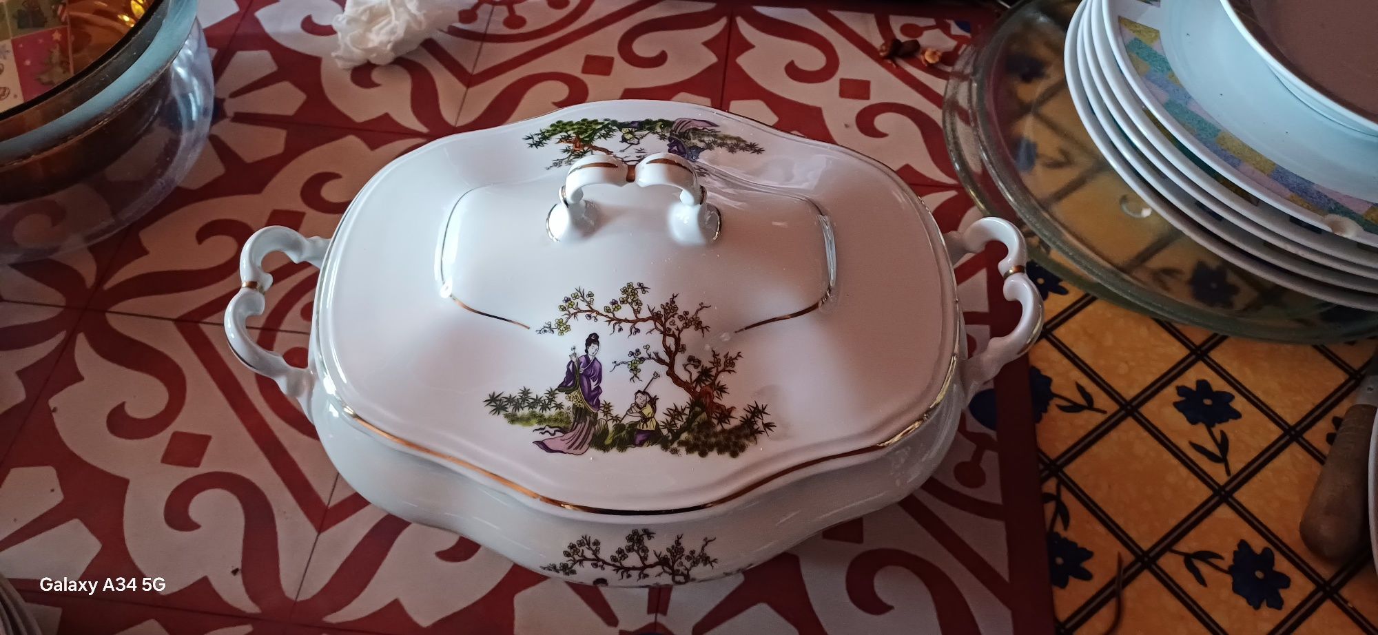Jogo de porcelana