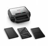 TEFAL 3w1 Opiekacz Gofrownica Toster Panini do Kanapek Zestaw Prezent
