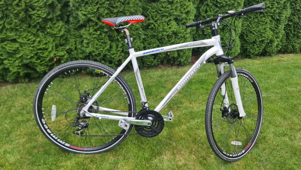 Rower hybrydowy Ammaco CS-650 – zadbany, 21 biegów, aluminiowa rama