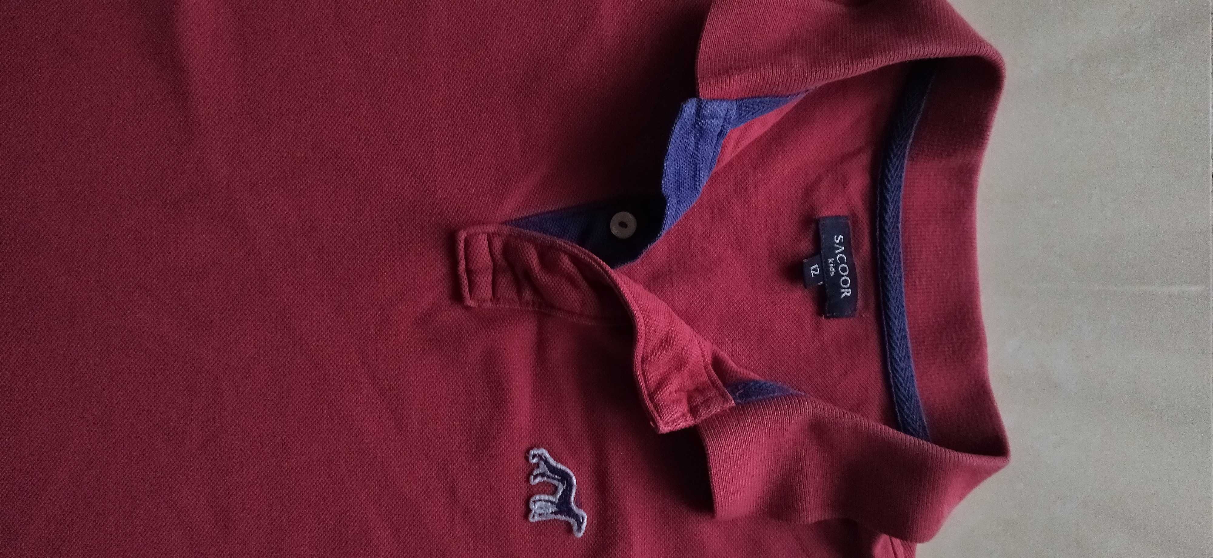 Polo vermelho da Sacoor