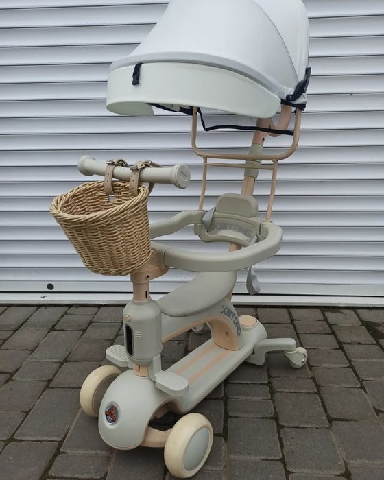 Отримали  Самокат беговел с козырьком 5в1 эксклюзив в Украине