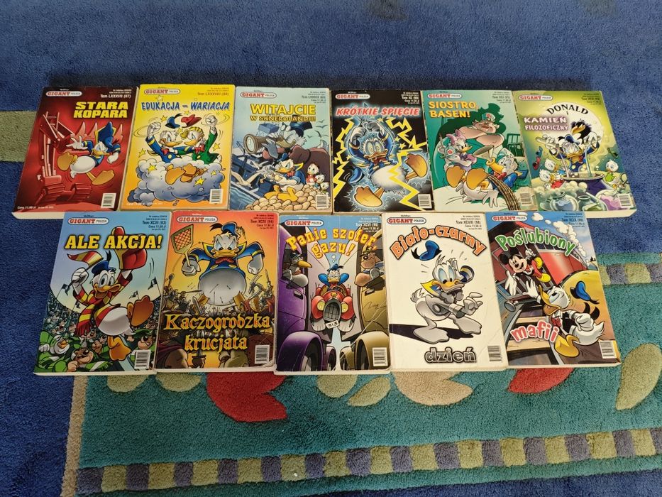 Gigant Poleca 2008 - 11x sztuk, tomów, komiksów