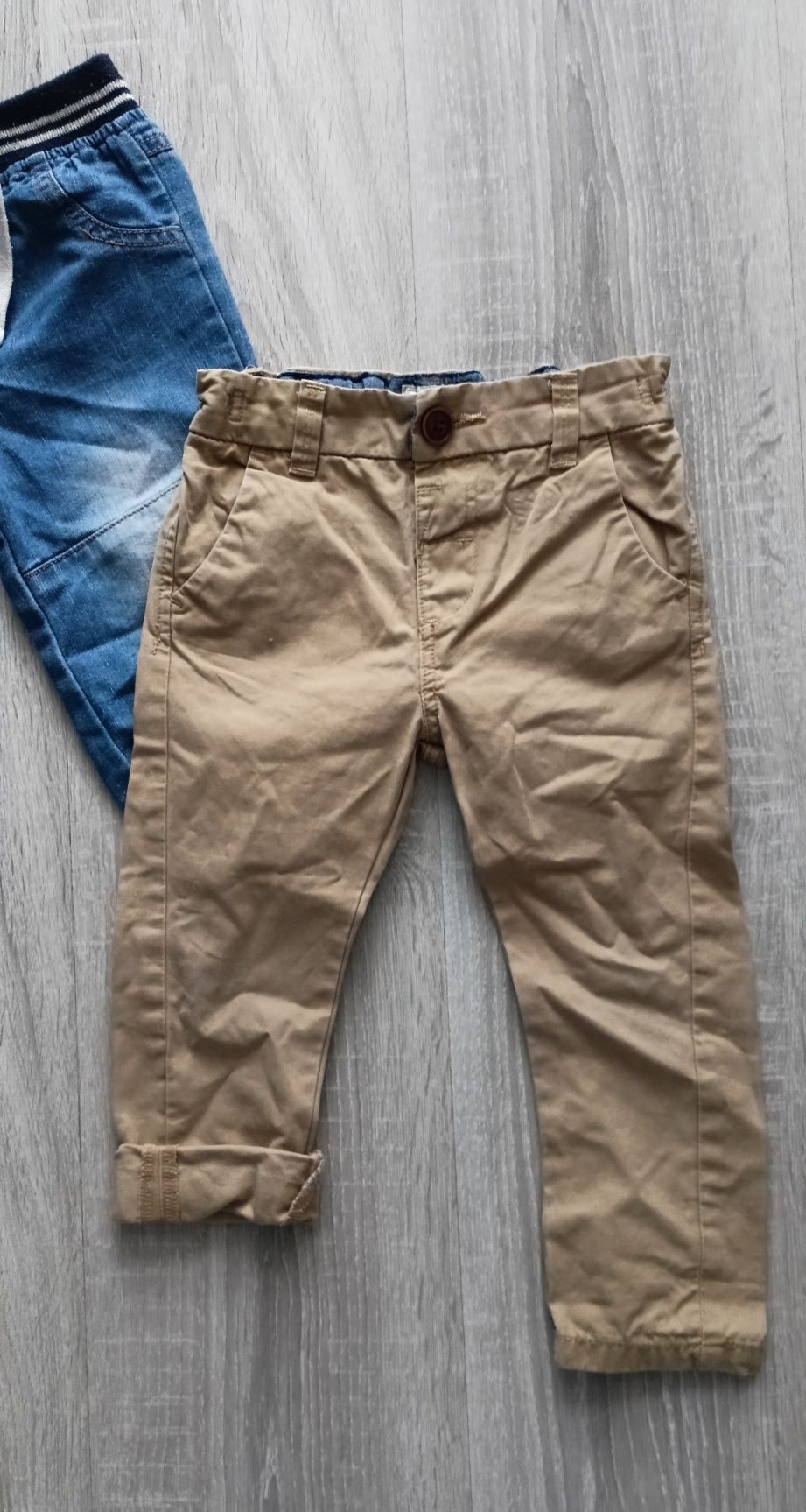 Komplet Zestaw Spodnie Jeansy Pepco So Cute Next 86