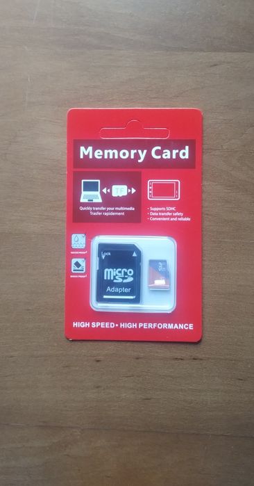 Карта пам'яті Memory Card, Micro SD 512 gb, з адаптером.