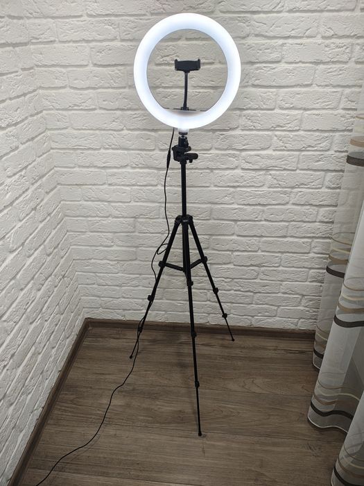 Селфі лампа, кільцева лампа - готовий комплект освітлення