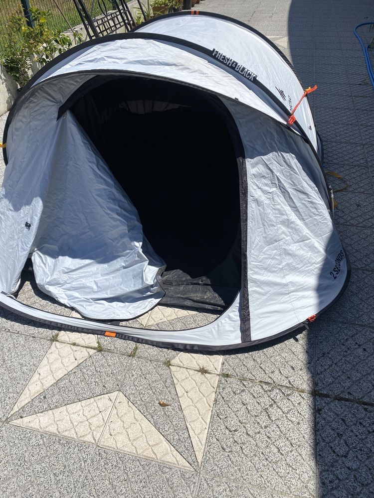 Tenda de Campismo 2 SECONDS - 3 pessoas - Fresh & Black