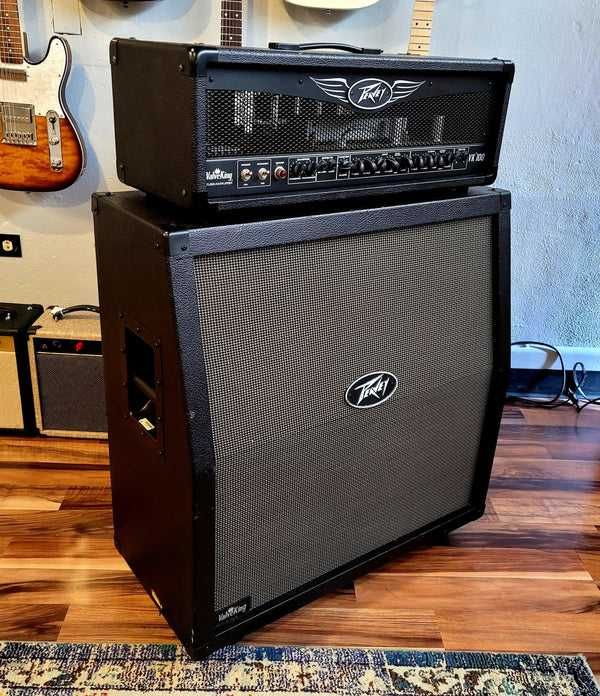 Clássico Peavey a válvulas ValveKing 100watts + Coluna 4x12 400watts