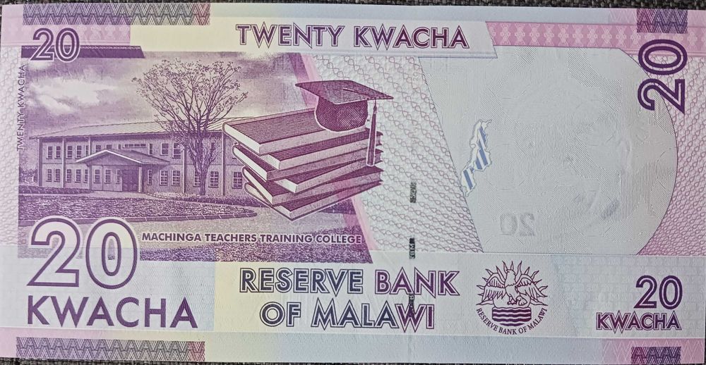 20 Kwacha Malawi 2020 r - mennicze