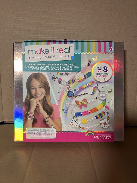 Make it real Набір для створення шарм-браслетів Кольорова перлина