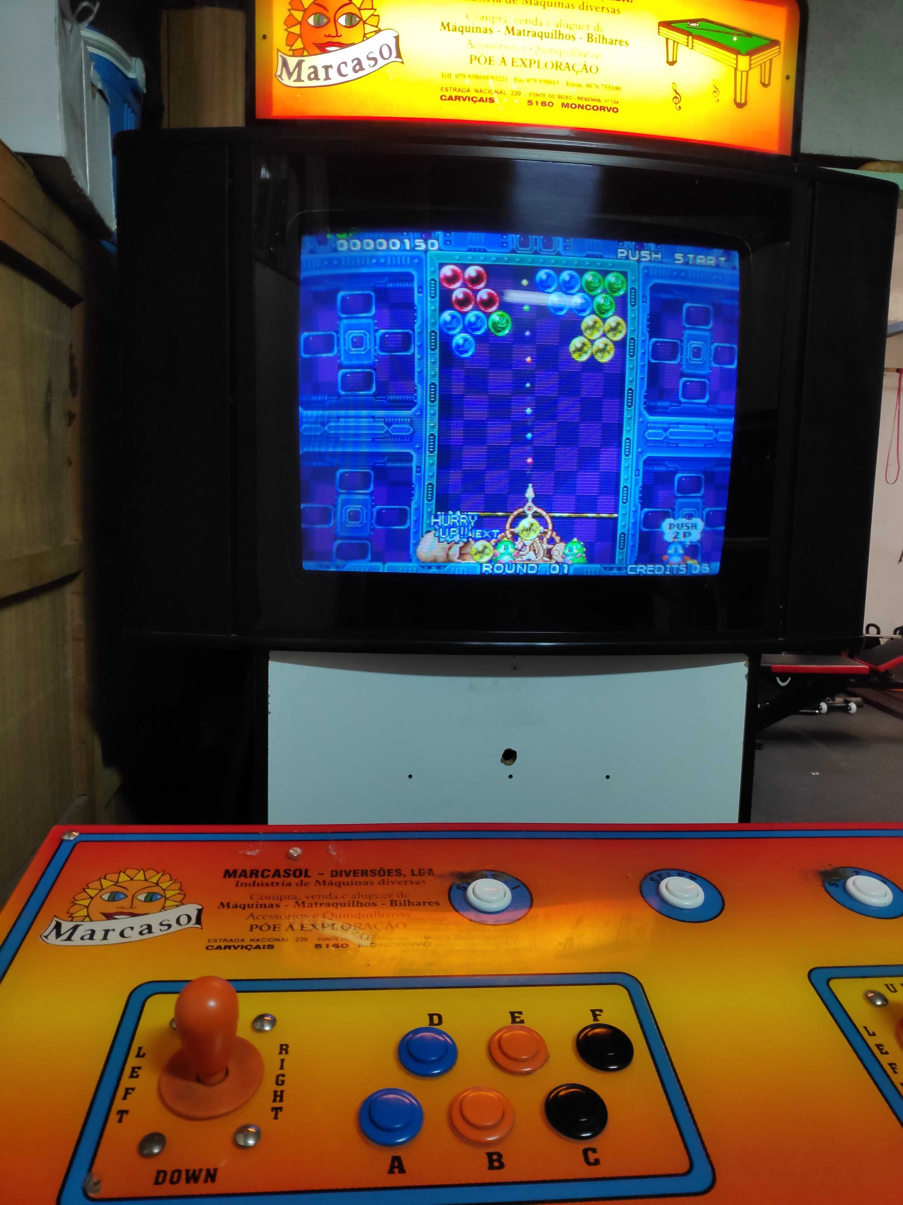 Arcade maquina de jogos vintage