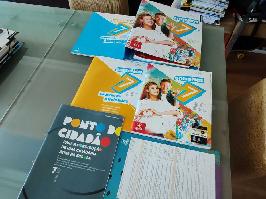 entreNós 7 professor novos 7ºano nunca usados manual