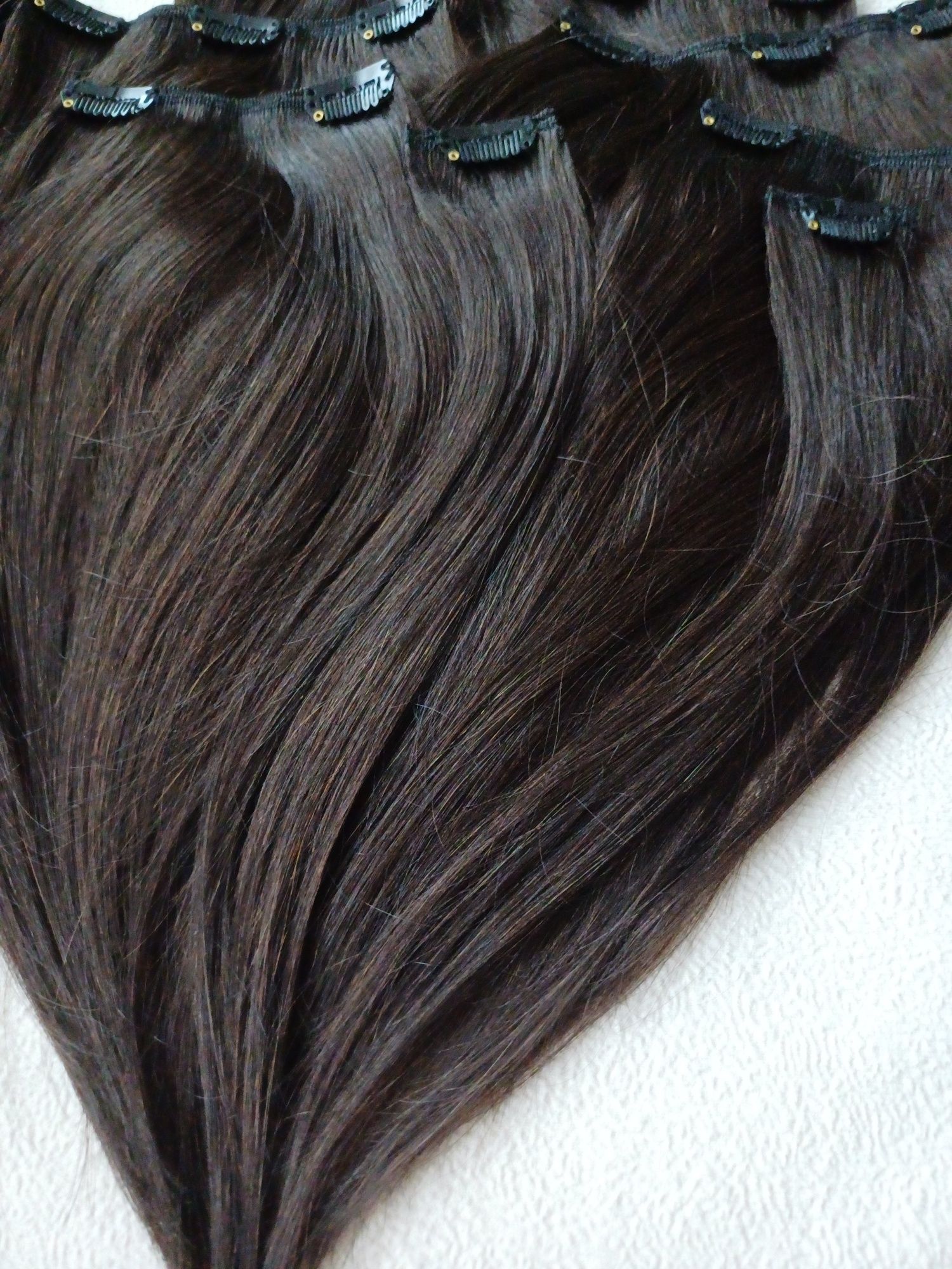 Włosy naturalne Clip in 38cm