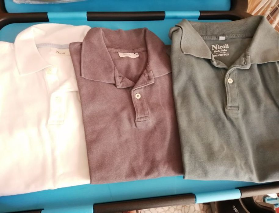 Lote 3 pólos criança 10 anos